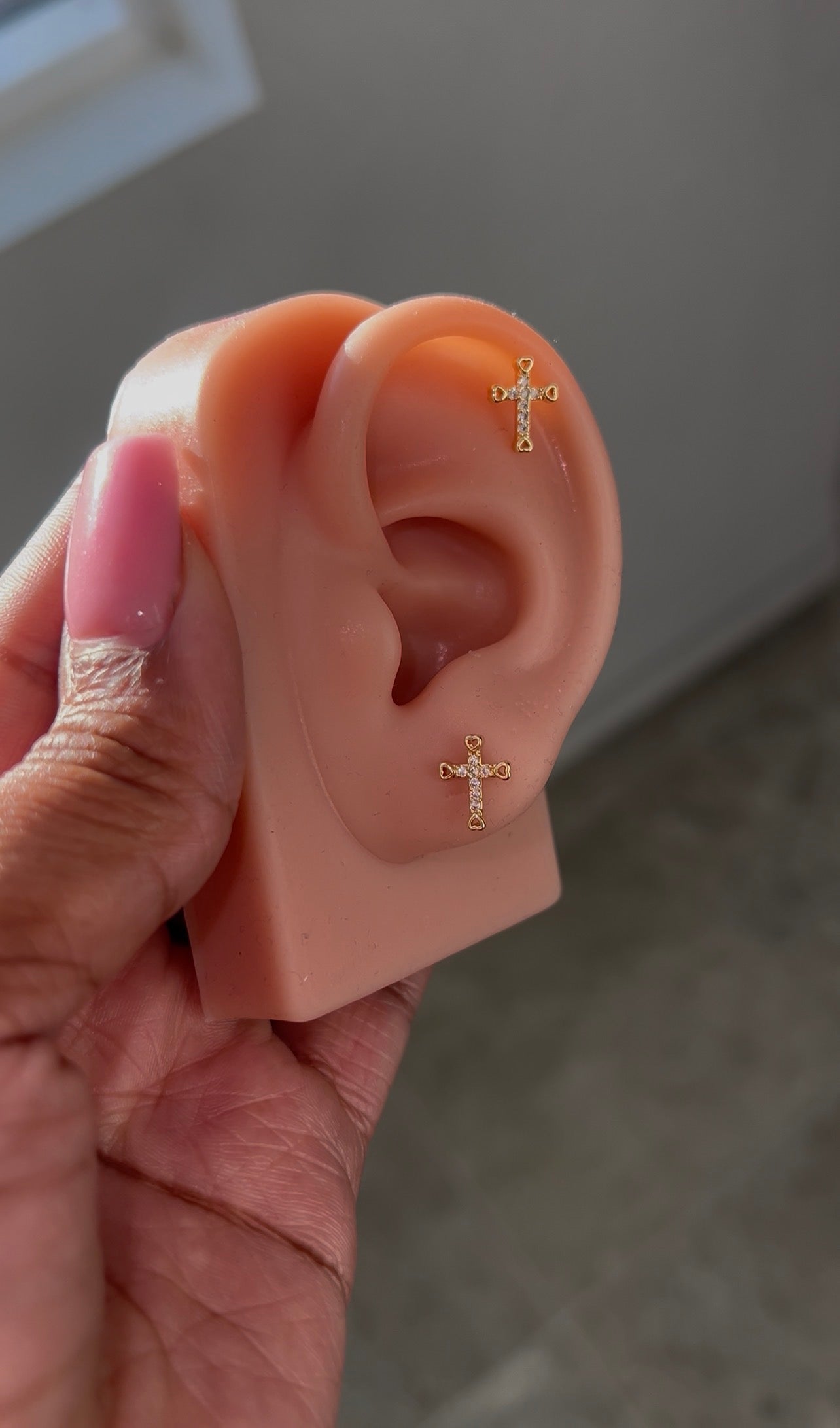 Mini Cross Studs