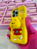Bear Pop Out Silicone Phone Case