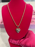 Heart Nugget Necklace (Large)