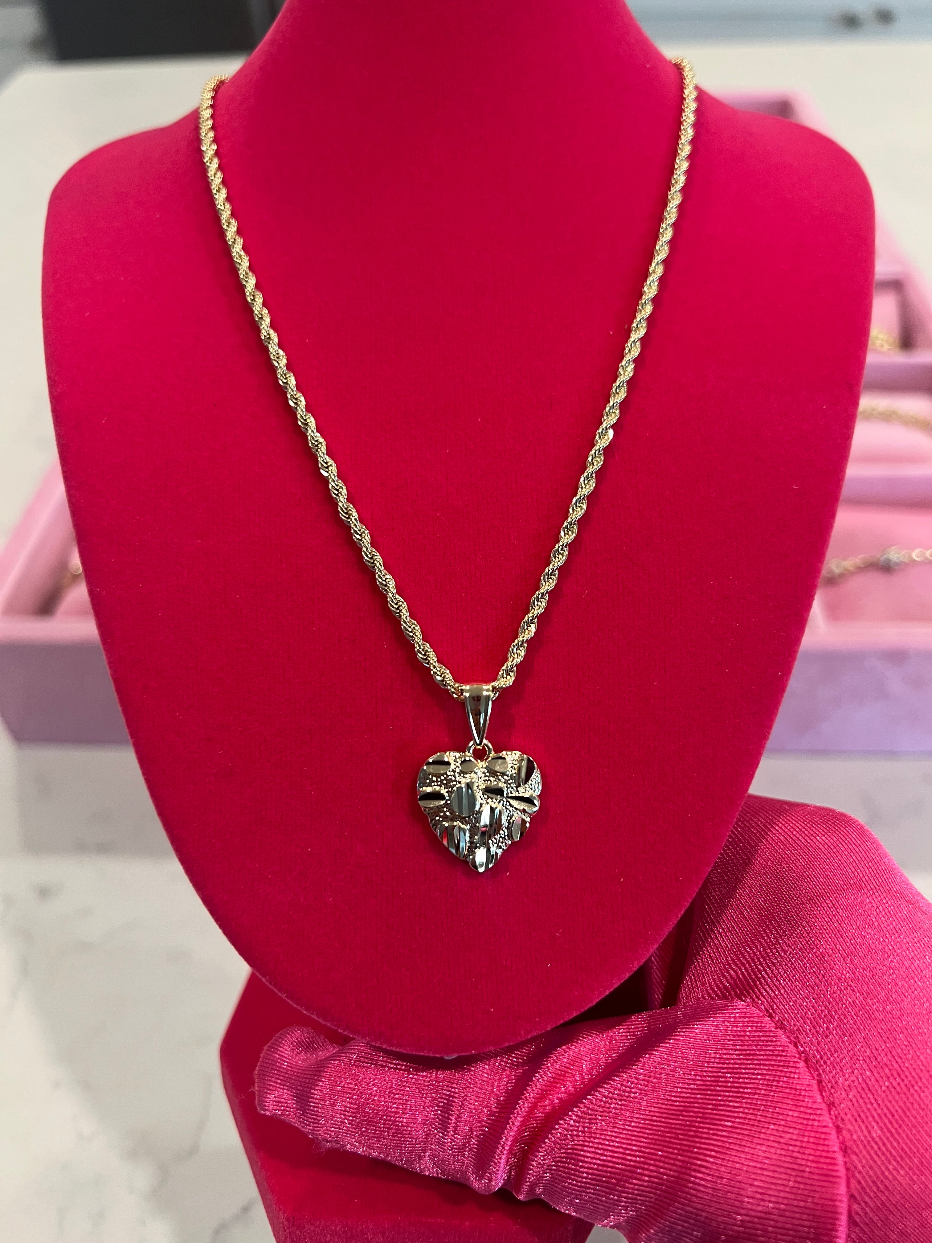 Heart Nugget Necklace (Large)