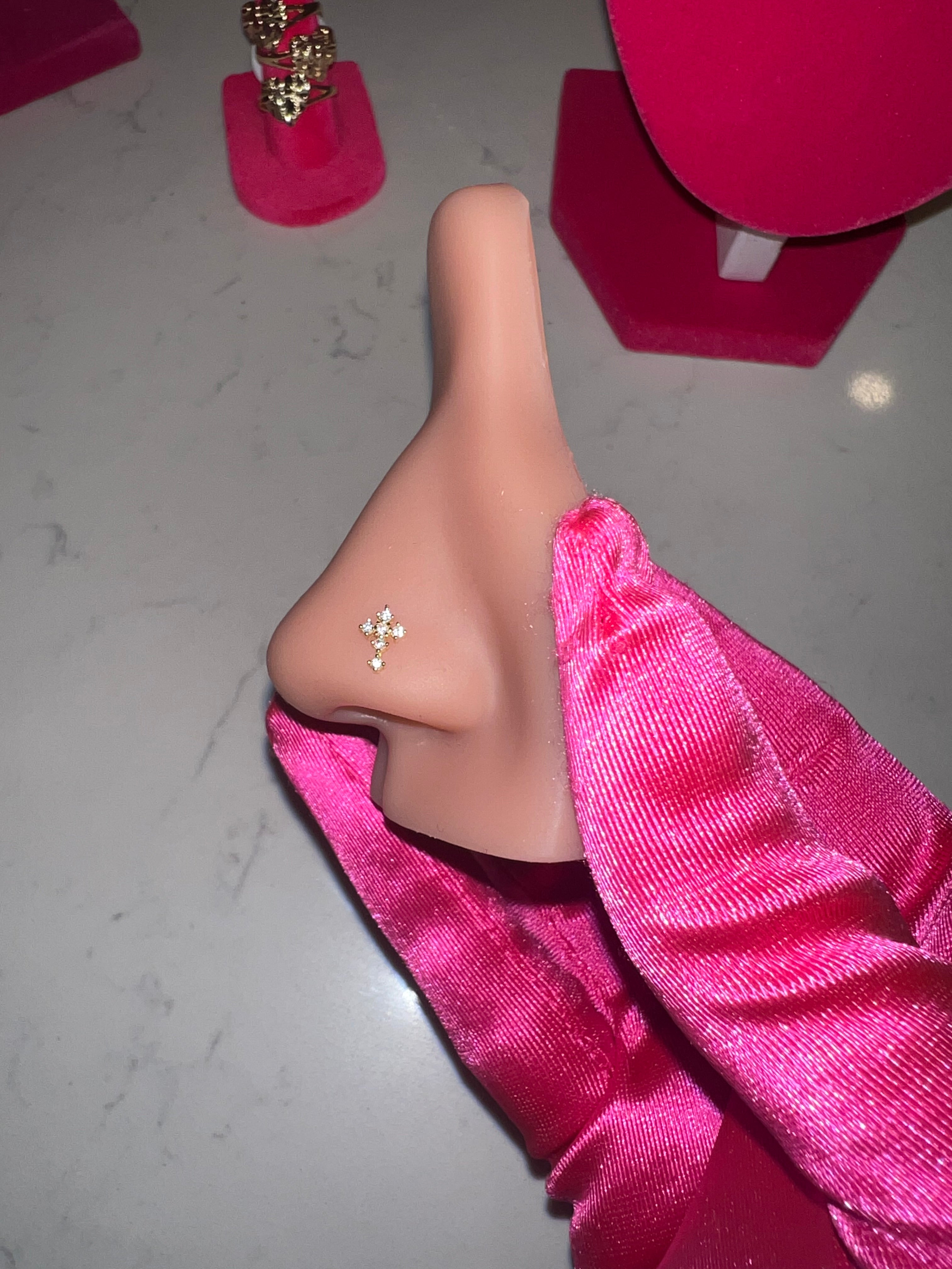 Cross Nose Ring