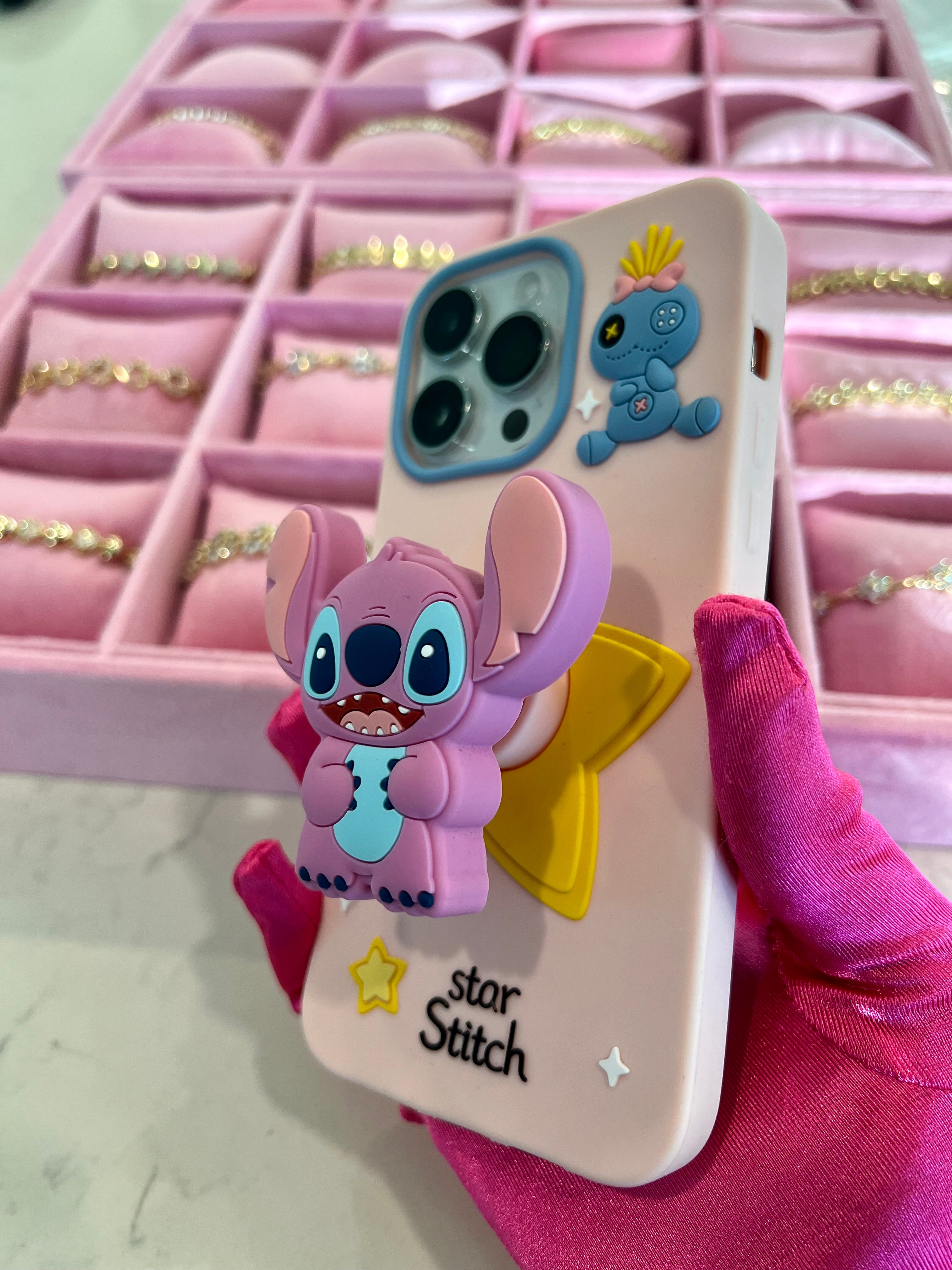 Stitch Pop Out Silicone Phone Case