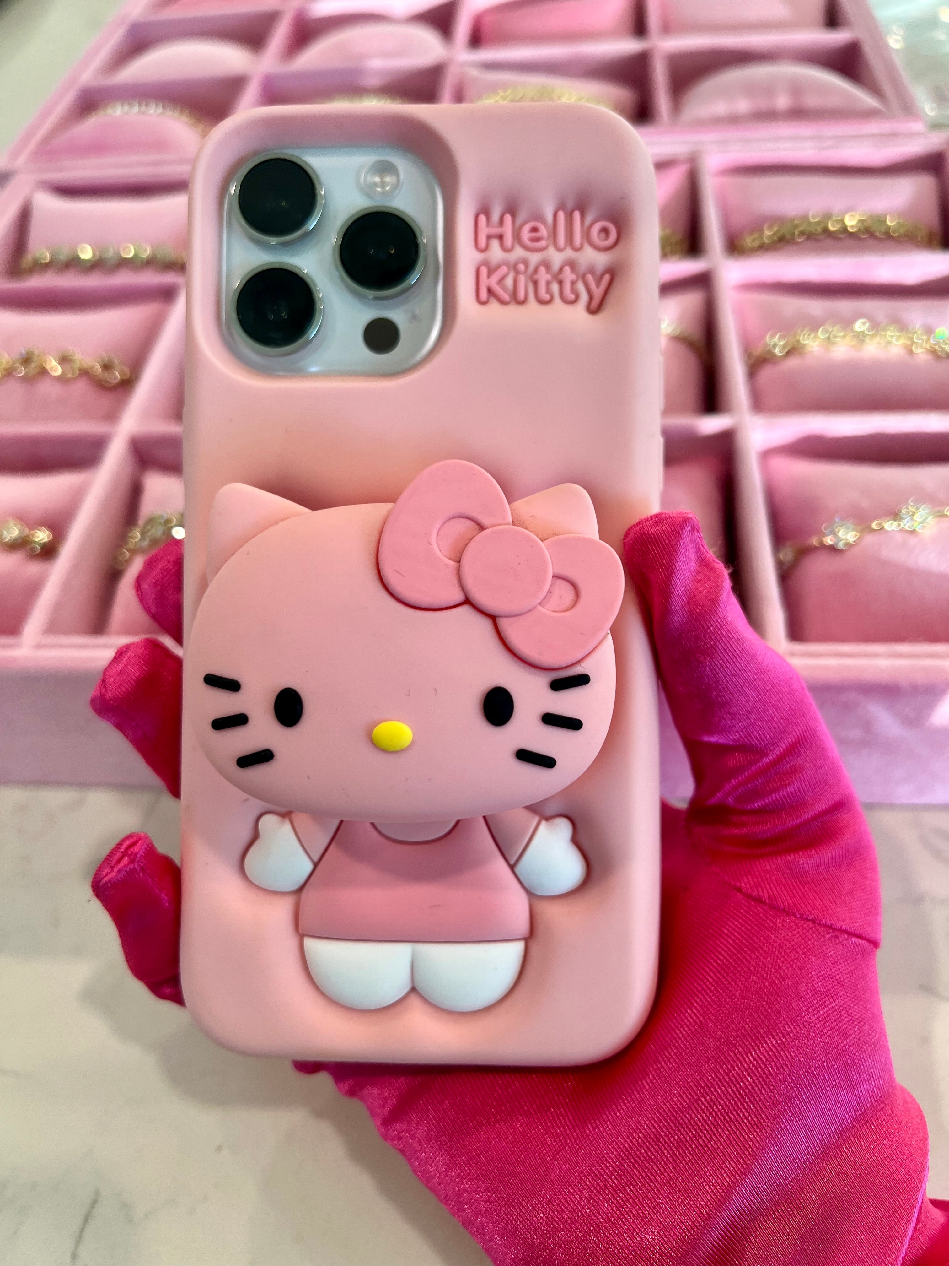 Kitty Pop Out Silcone Phone Case