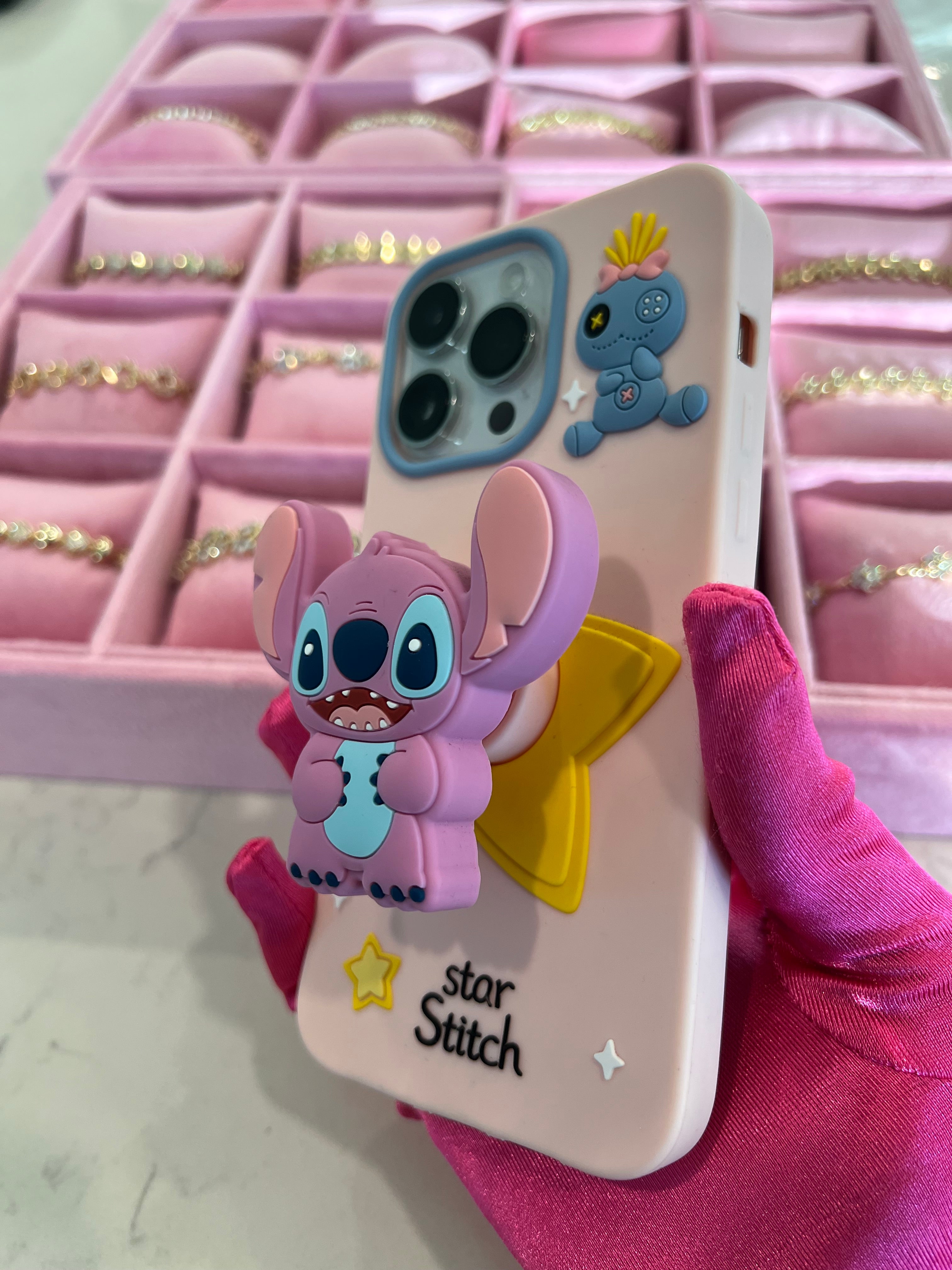 Stitch Pop Out Silicone Phone Case