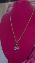 Pink cherry Necklace