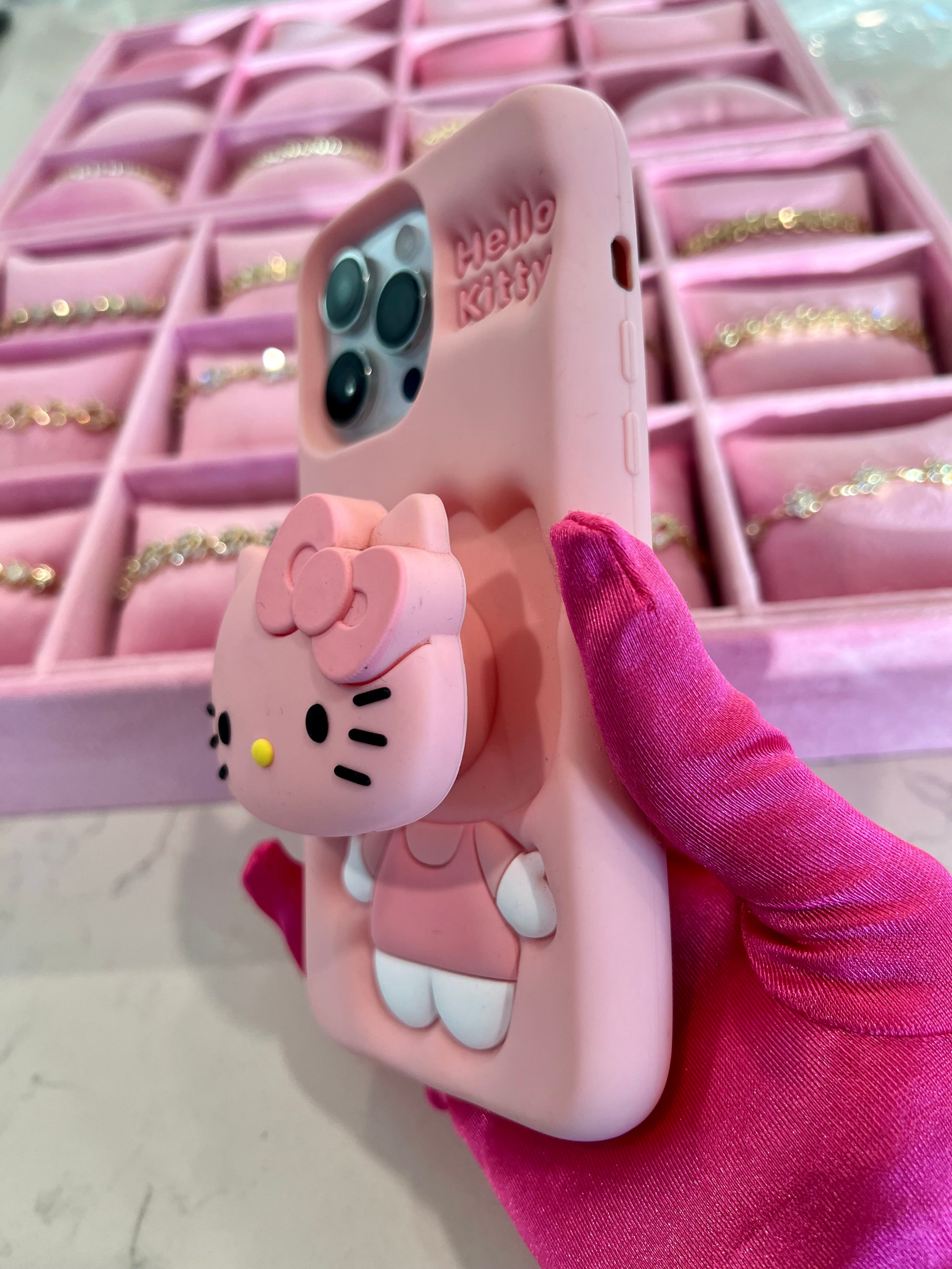 Kitty Pop Out Silcone Phone Case