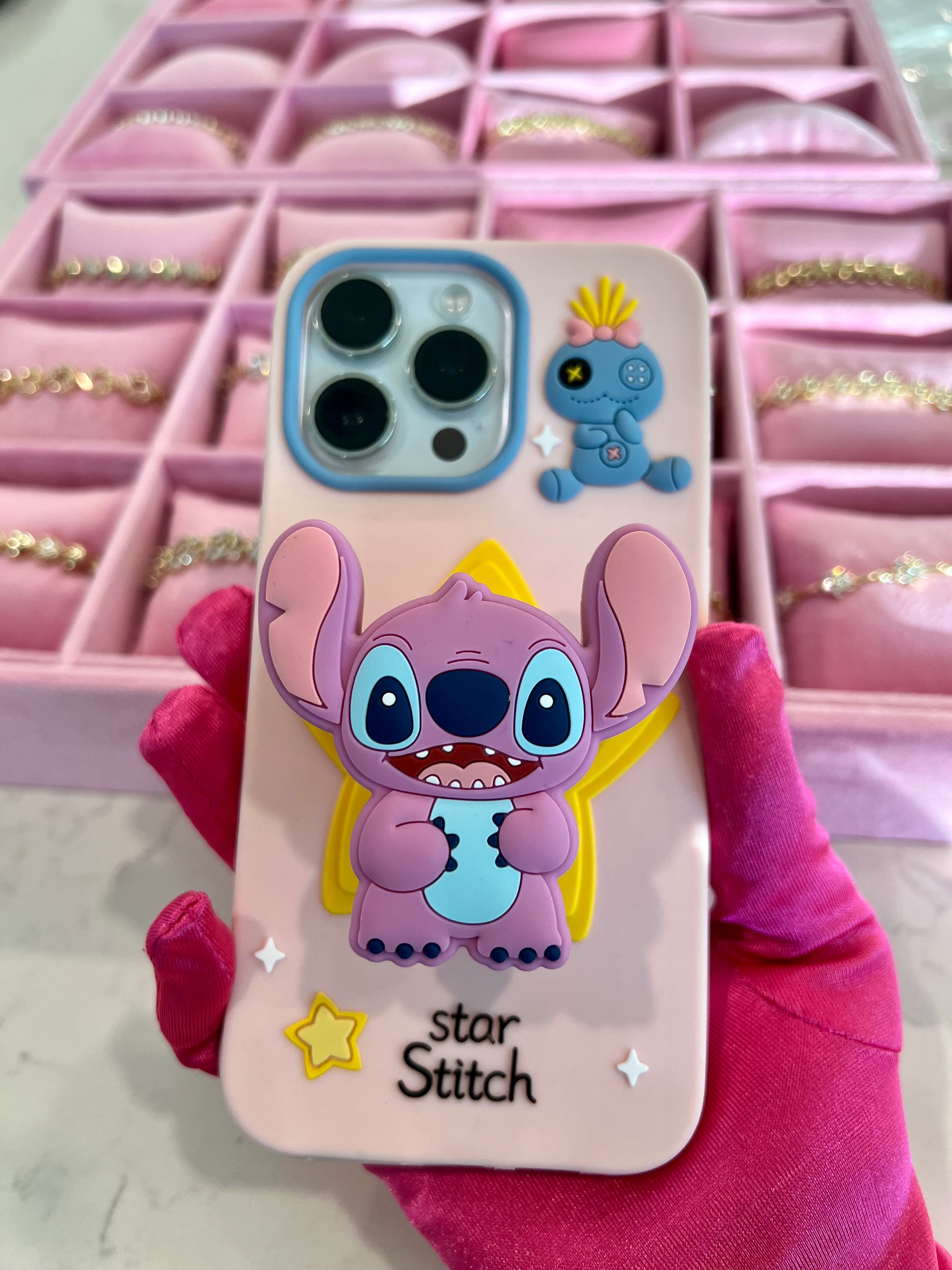 Stitch Pop Out Silicone Phone Case