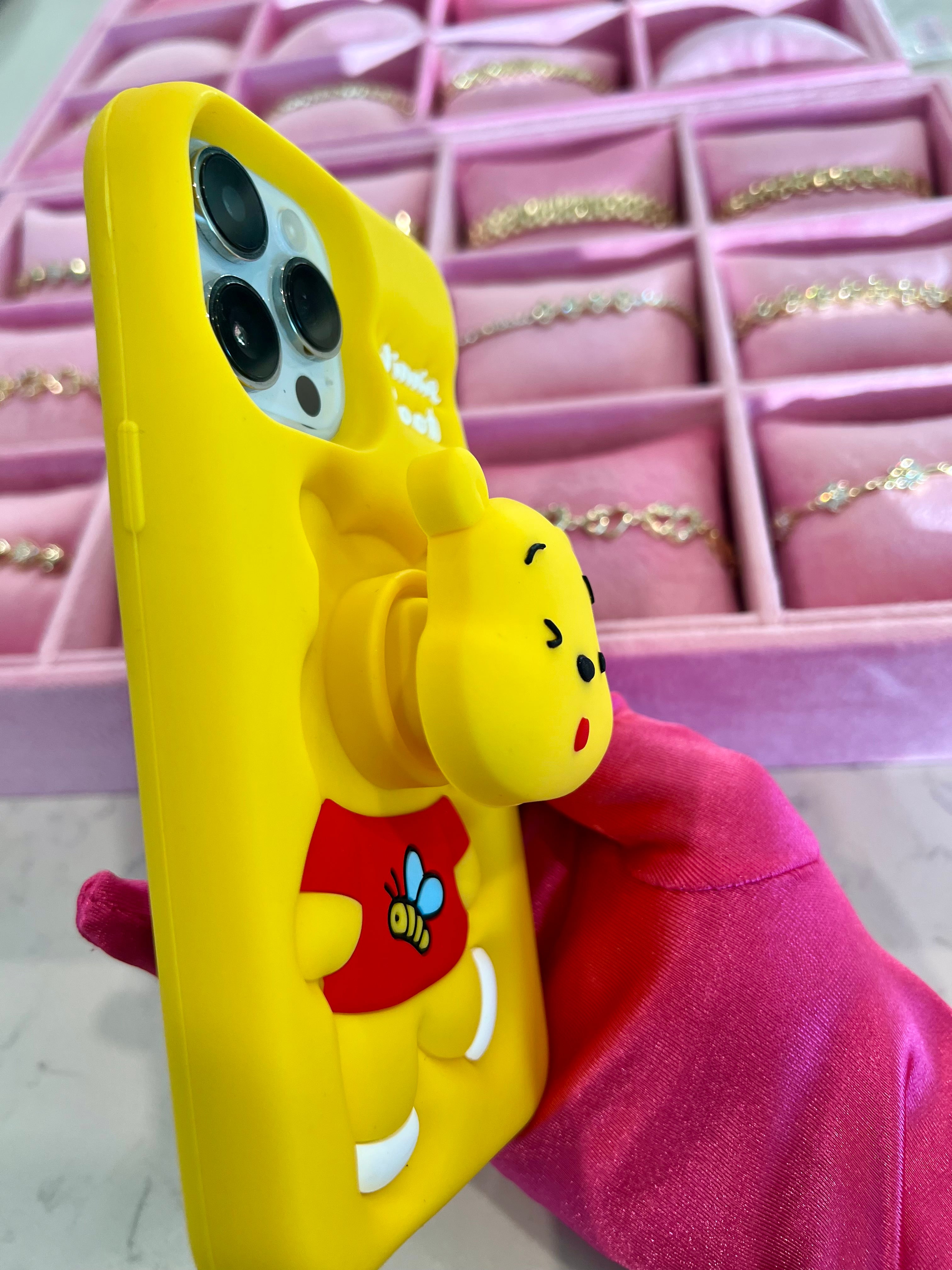 Bear Pop Out Silicone Phone Case